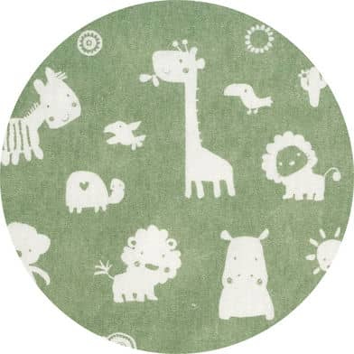 Śpiworek niemowlęcy Baby-Mäxchen 3-elementowy Granite Animals 2.5 TOG