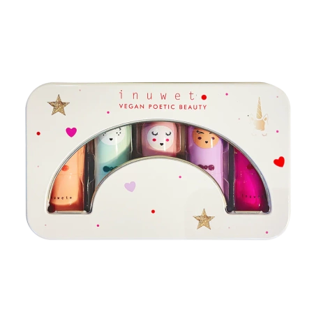 Inuwet Zestaw balsamów do ust – Rainbow Deluxe Box