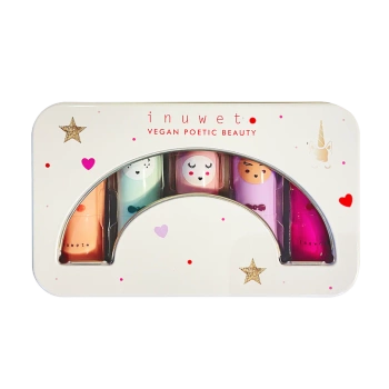 Inuwet Zestaw balsamów do ust – Rainbow Deluxe Box