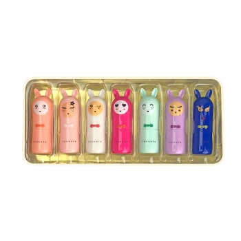 Inuwet Zestaw balsamów do ust – Pompon Box