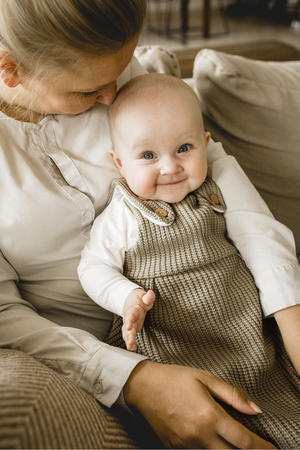 Śpiworek niemowlęcy Baby-Mäxchen 3-elementowy dzianinowy